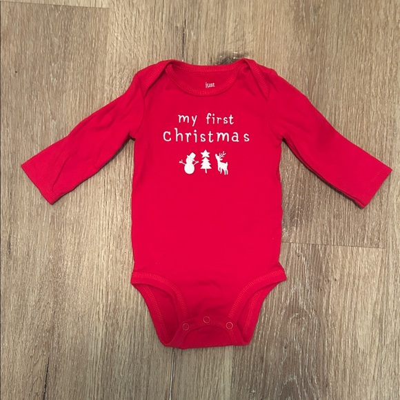 Carter's Other - Carter's Red 'My First Christmas' Bodysuit